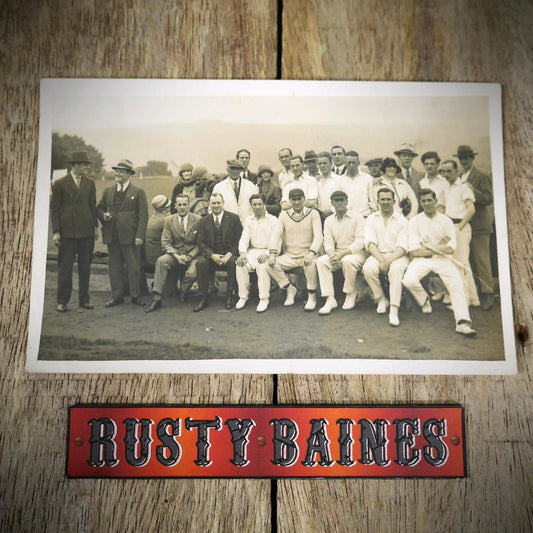 Postcard, Unidentified Yorkshire Cricket Team, Real Photo, Real Photo