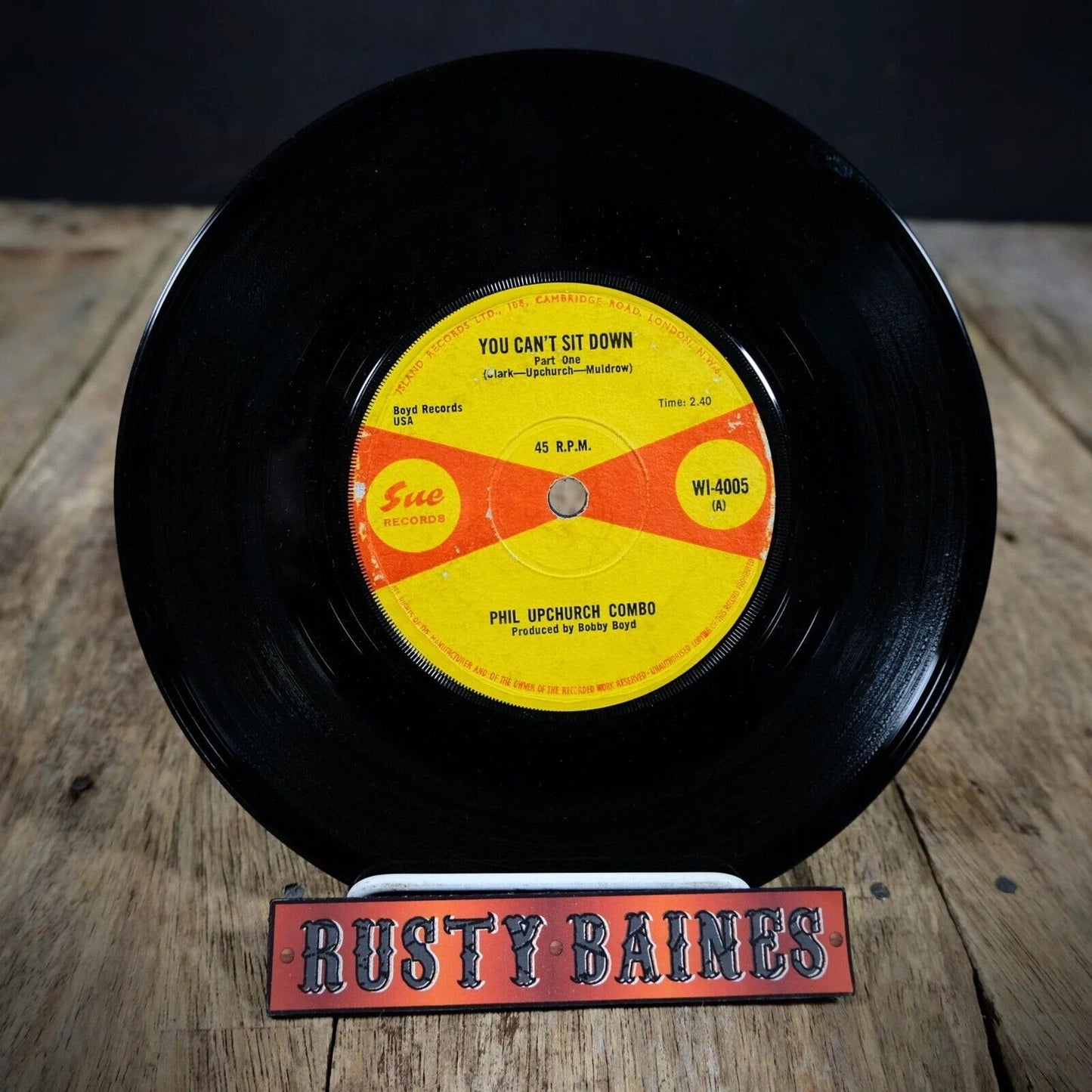 Record 7" Single, Phil Upchurch Combo, You Can't Sit Down