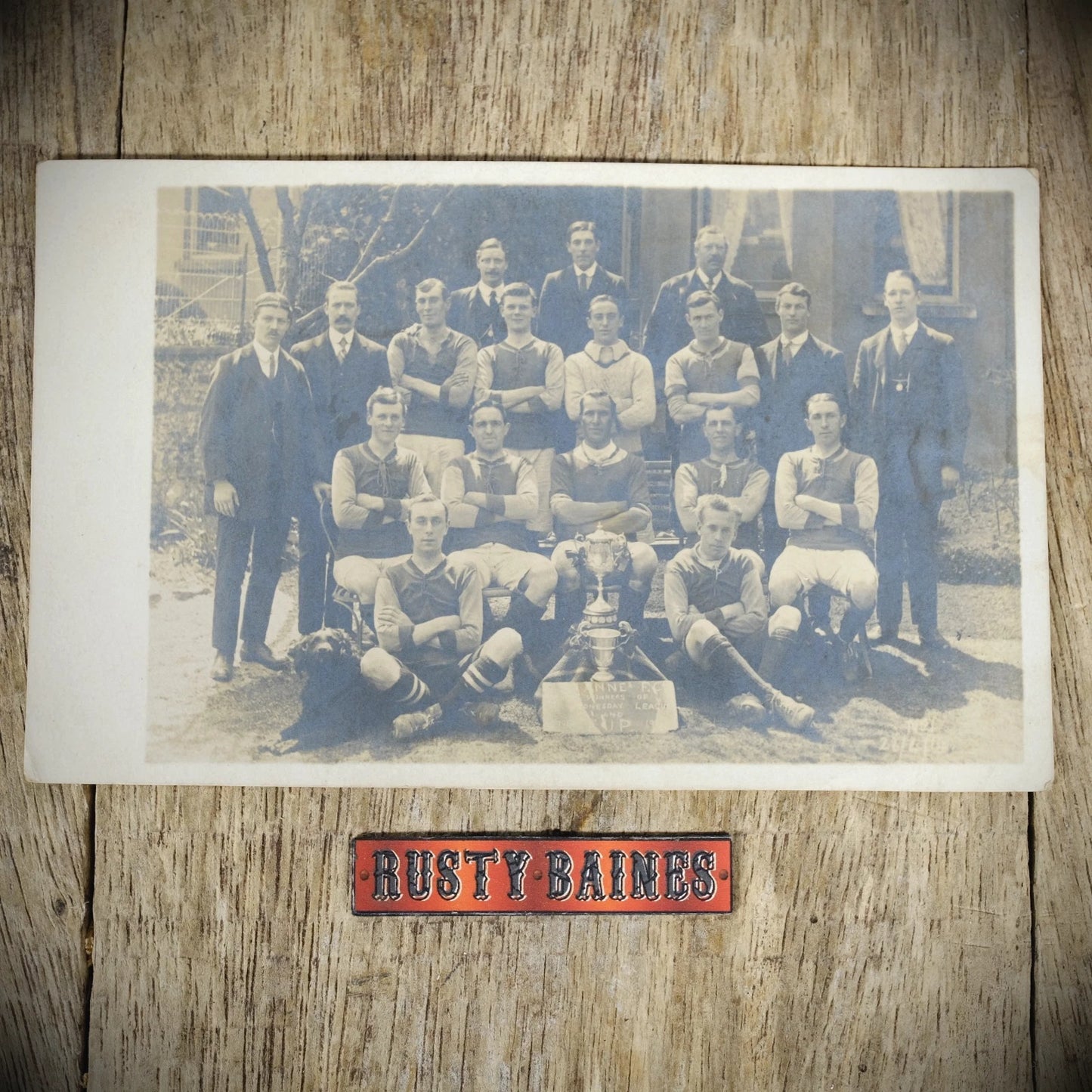 Postcard, (St) Annes FC, Wednesday League Football Winner Real Photo