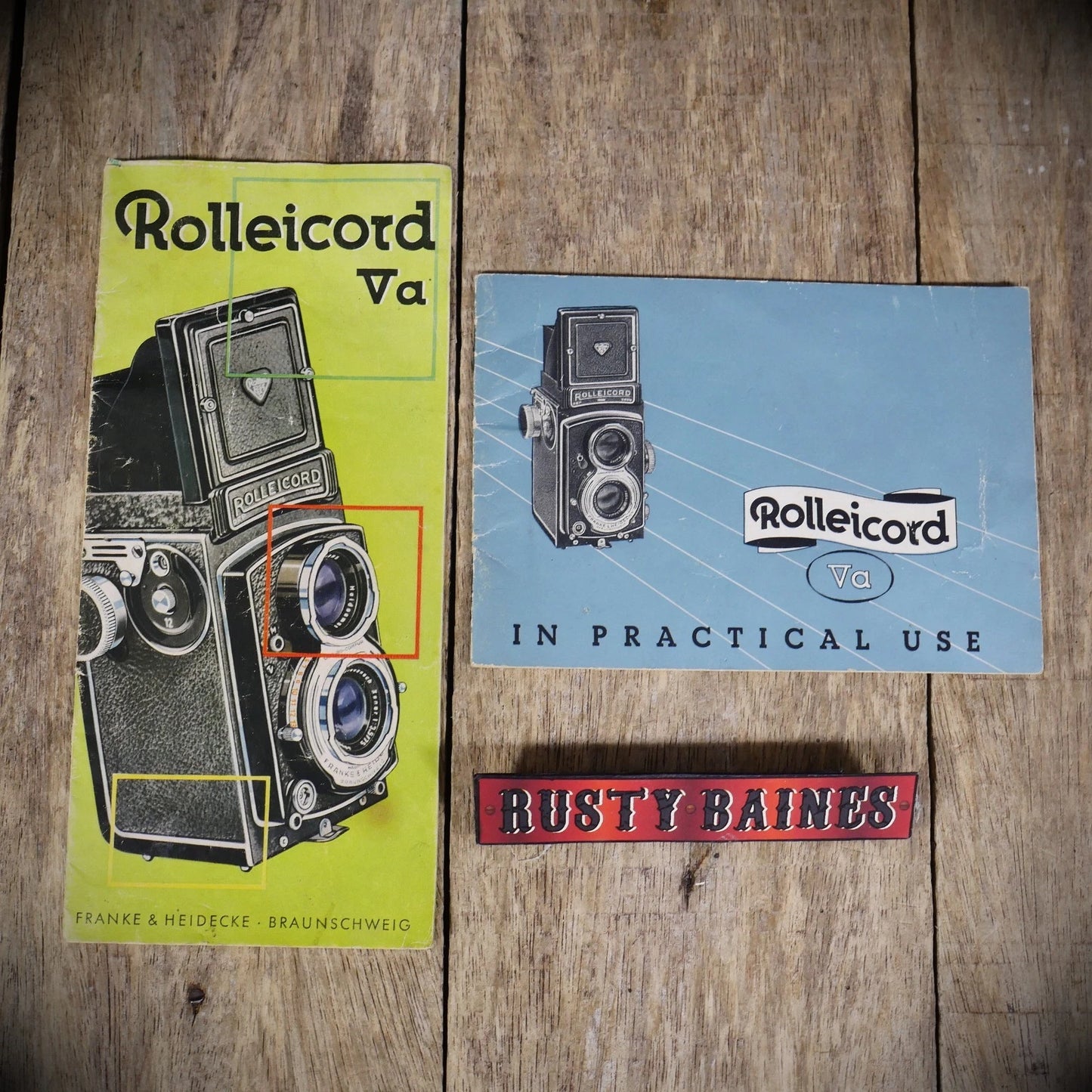 Rolleicord Va Brochure/Booklet and Manual
