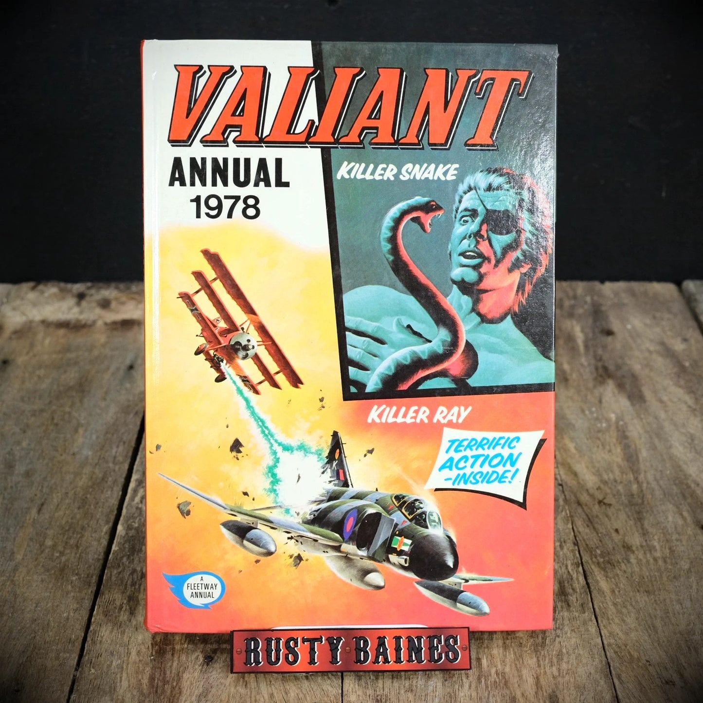 Valiant Annual 1978, Vintage British Fleetway Comic Hardcover, Excellent