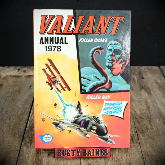 Valiant Annual 1978, Vintage British Fleetway Comic Hardcover, Excellent