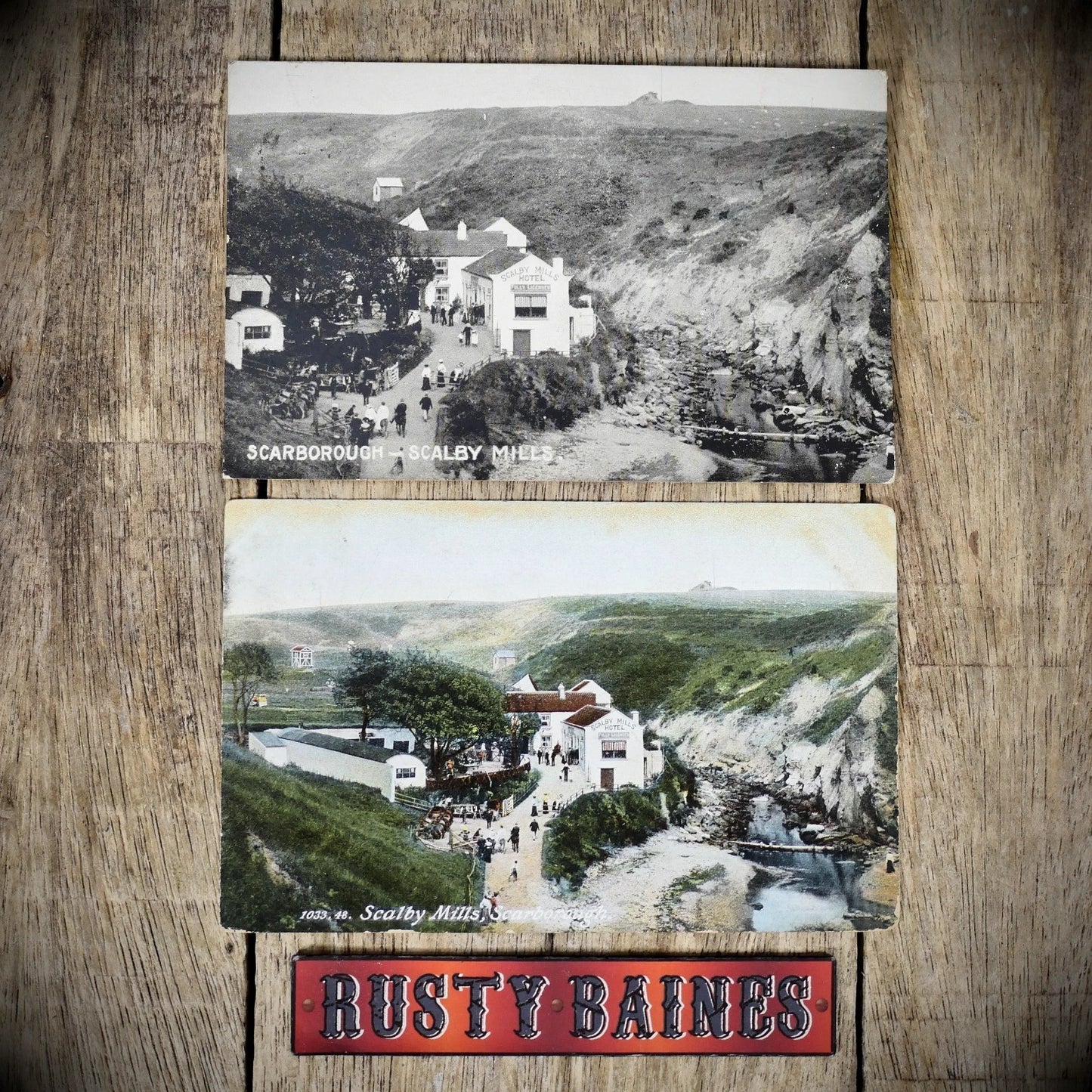 Scarborough Postcards x2 Scalby Mills, Circa 1907
