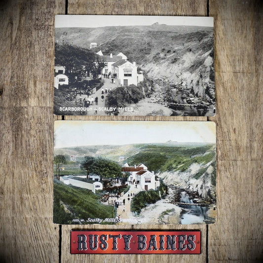 Scarborough Postcards x2 Scalby Mills, Circa 1907