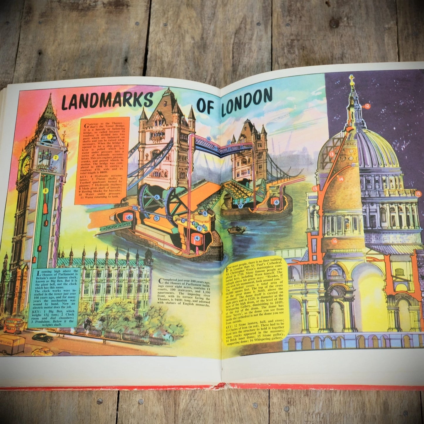 Express Super Colour Annual 1960, Beaverbrook Advernture Comic Hardcover