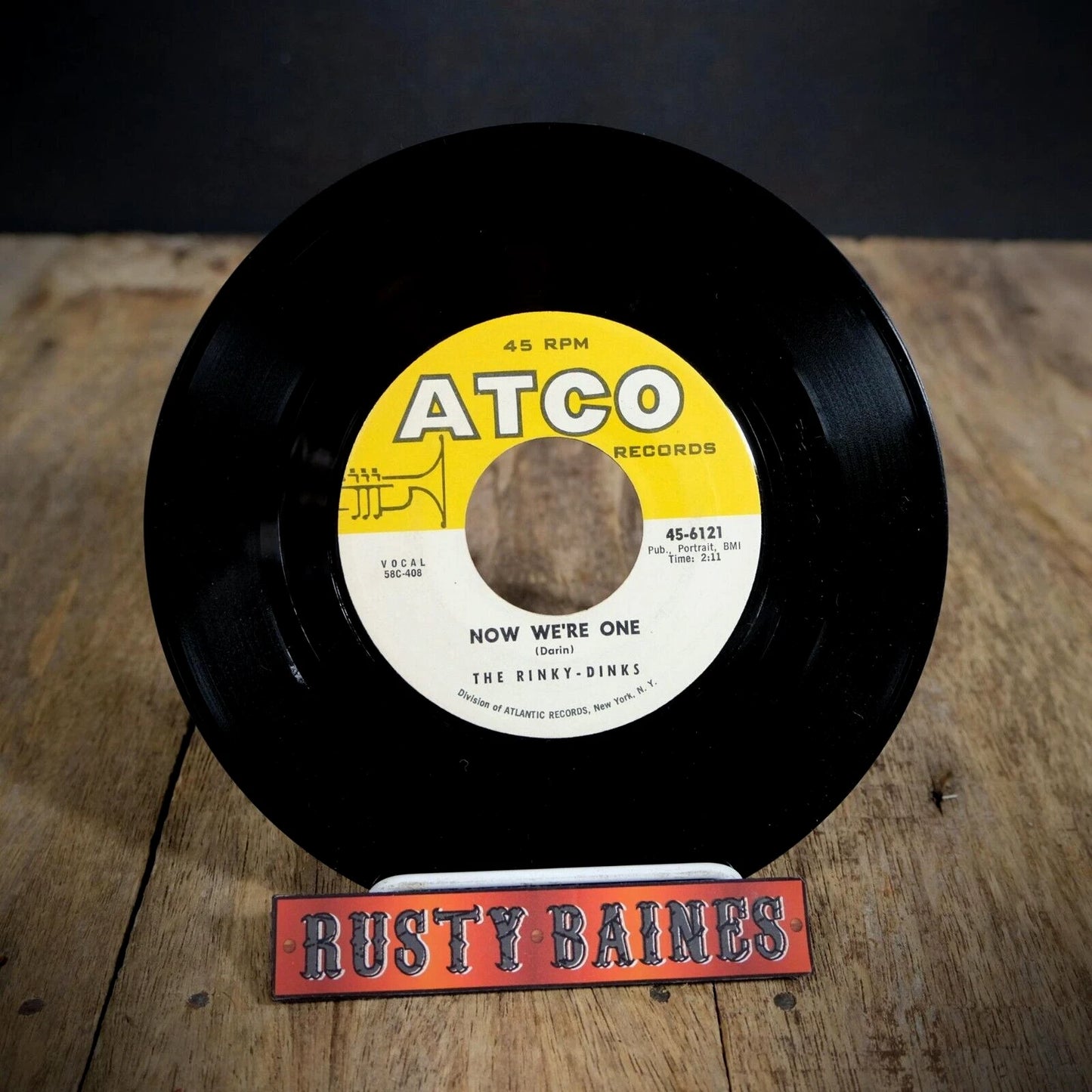 Record 7" Single, The Rinky Dinks/Bobby Darin, Early in the Morning