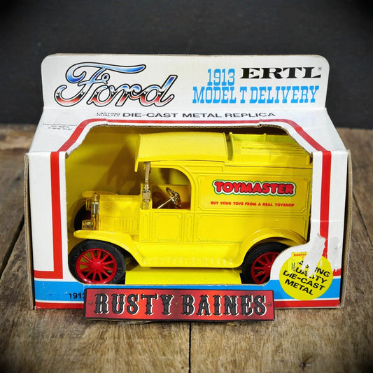 ERTL 1913 Ford Model T Money Box Van, 1/25, Boxed, Toymaster Livery
