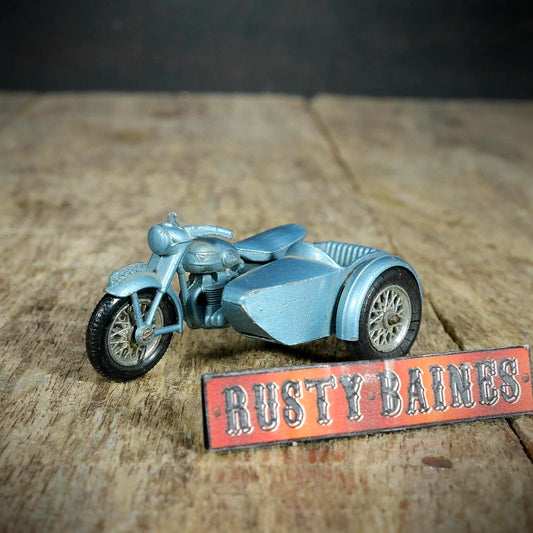 Original Vintage Matchbox/Lesney Triumph Tiger T110 Bike Sidecar Outfit, No Box