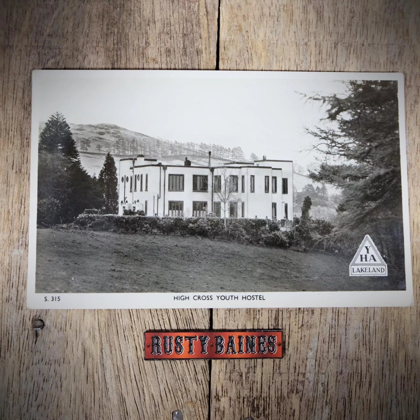 Postcard, High Cross Youth Hostel, YHA, Cumbria, Real Photo
