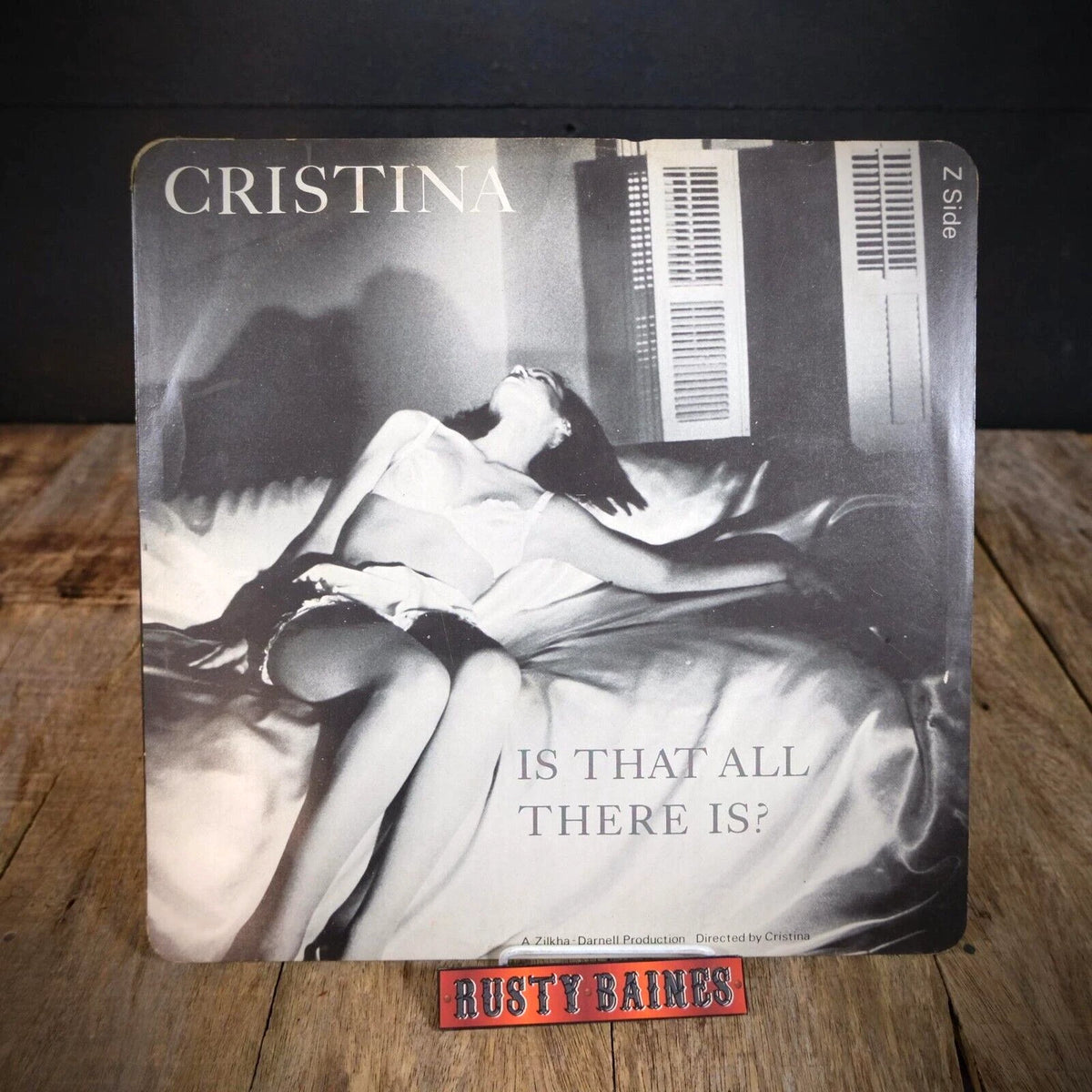 Record 12" Single, Cristina, is That All There is