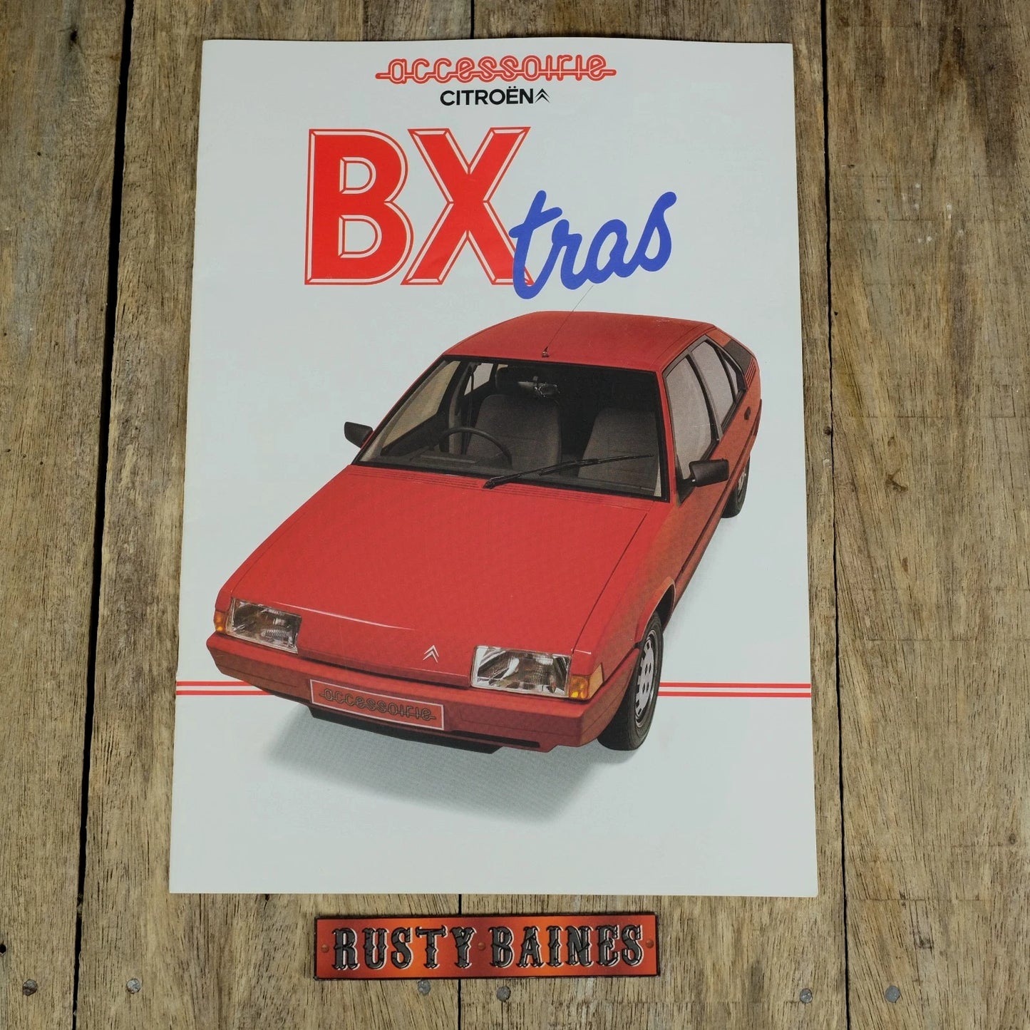 Original Car Brochure, Citroen BX Accessories