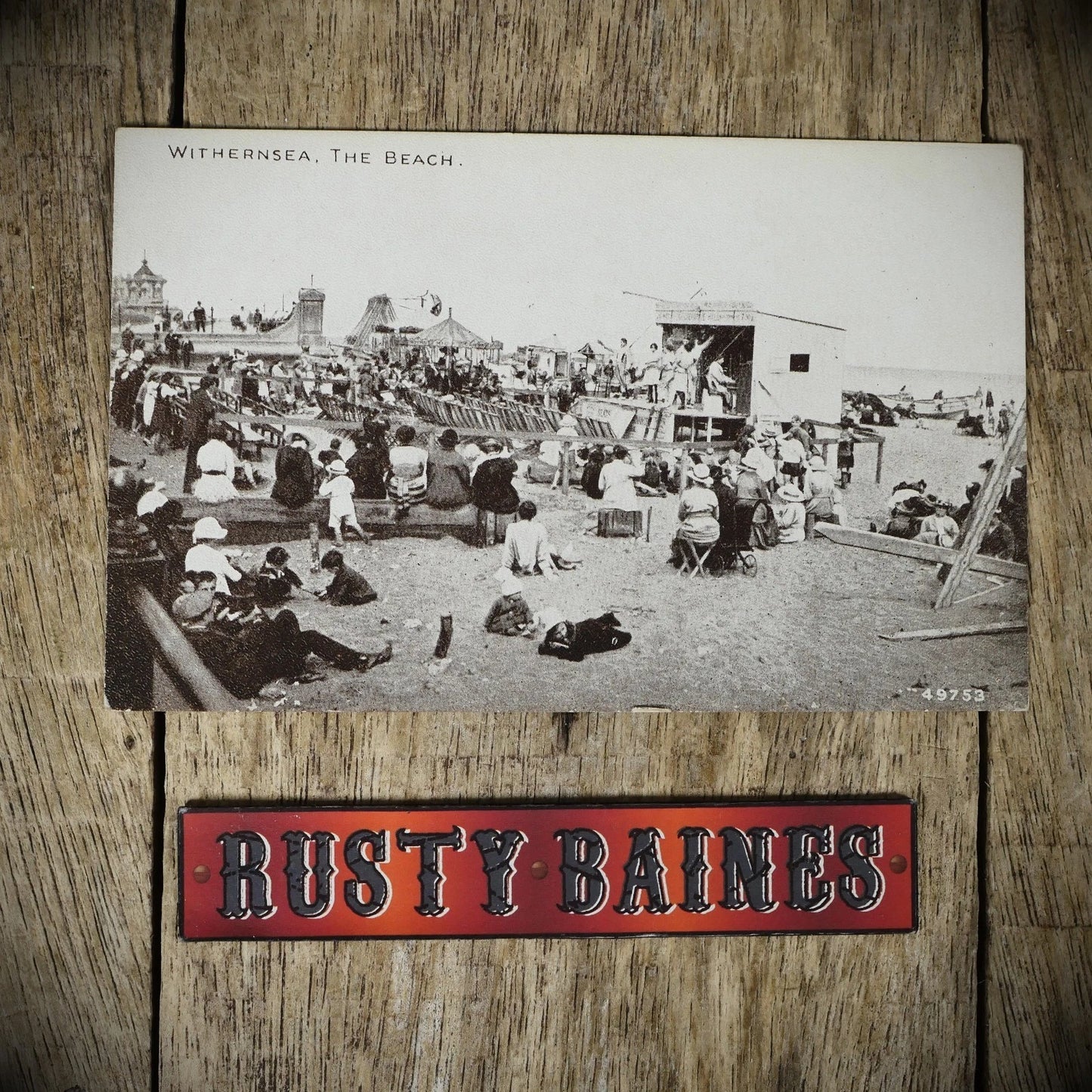 Postcard, Withernsea East Yorkshire, Beach Entertainers, Printed