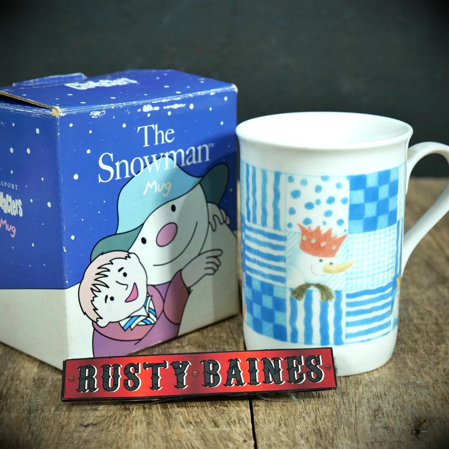 Coalport Characters The Snowman Mug, First Edition, Boxed