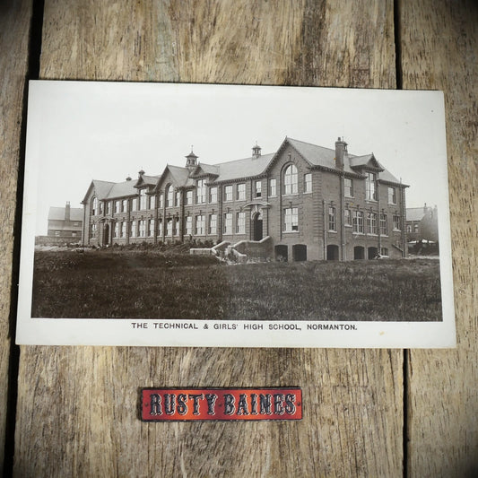 Postcard, Normanton Technical School & Girls High School