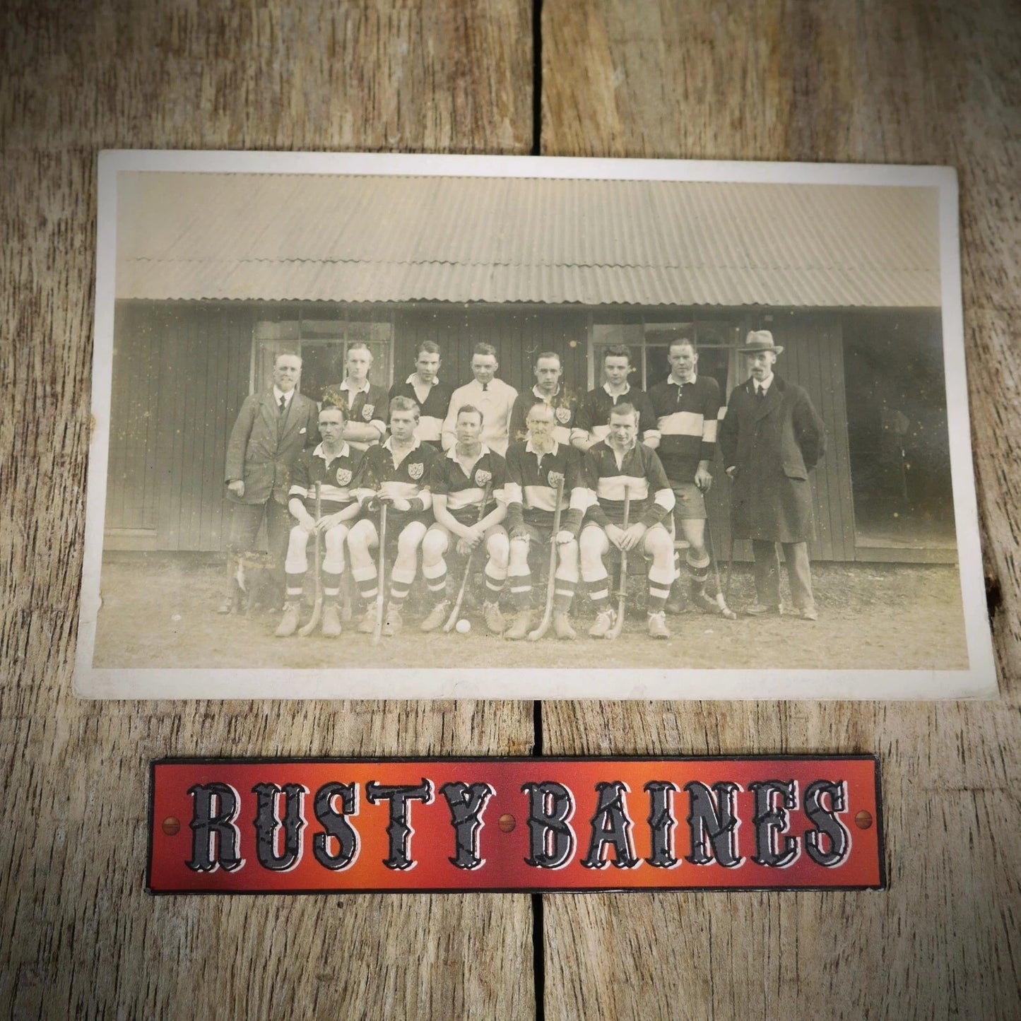 Postcard, Hockey Interest, MSC? Unidentified Amateur Team, Real Photo