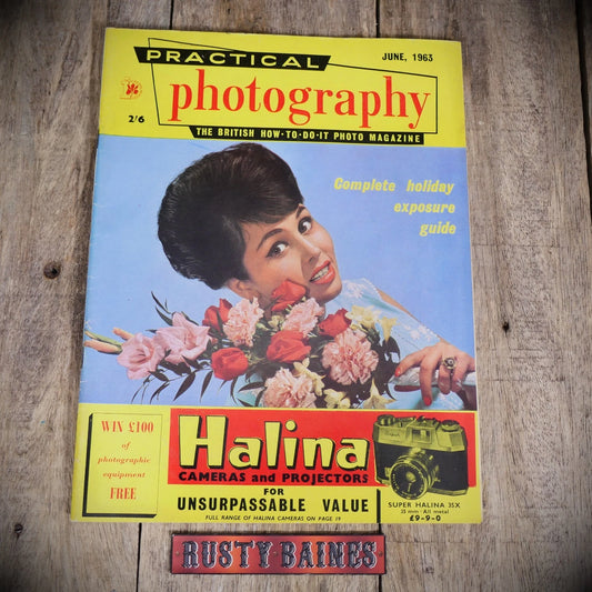 Vintage Practical Photography Magazine June 1963