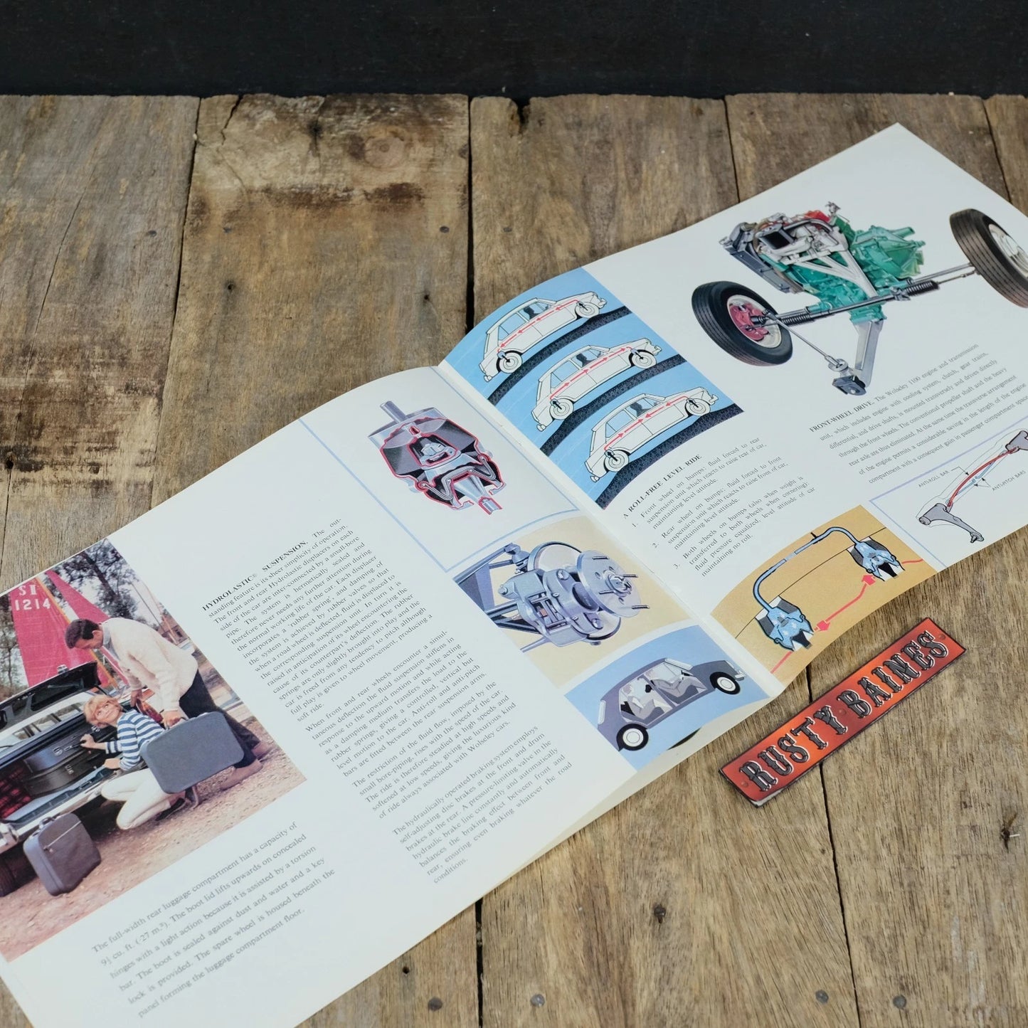 Original Car Brochure, Wolseley 1100, 1965 #6551