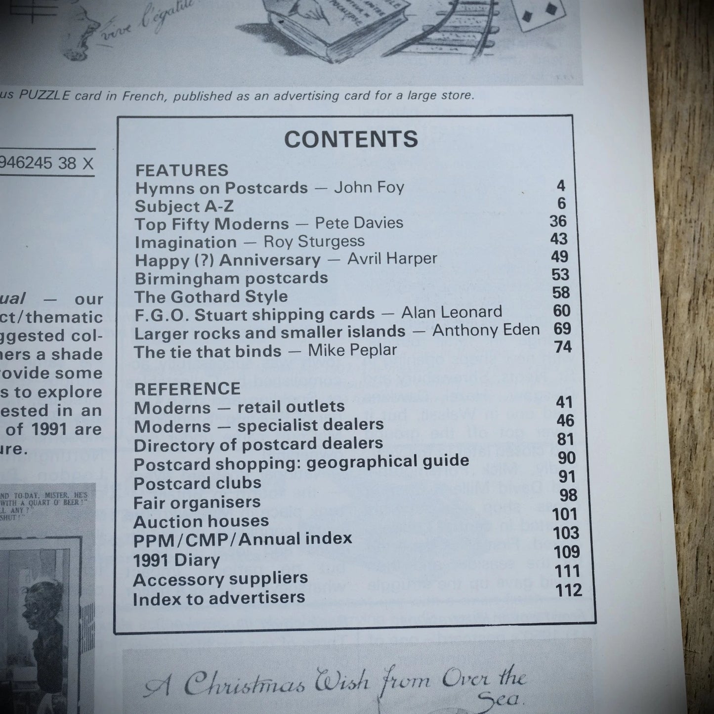 Picture Postcard Annual 1991, FGO Stuart Shipping, Birmingham, Softcover