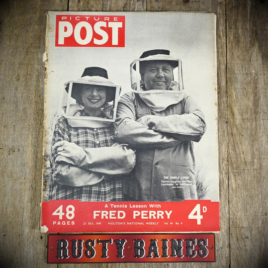Picture Post 23 July 1949 Kurt Hutton, Carl Sutton-Fred Perry, Bert Hardy-Circus