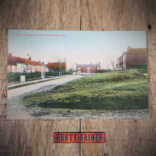 Antique Postcard, West Rounton nr Northallerton, Printed