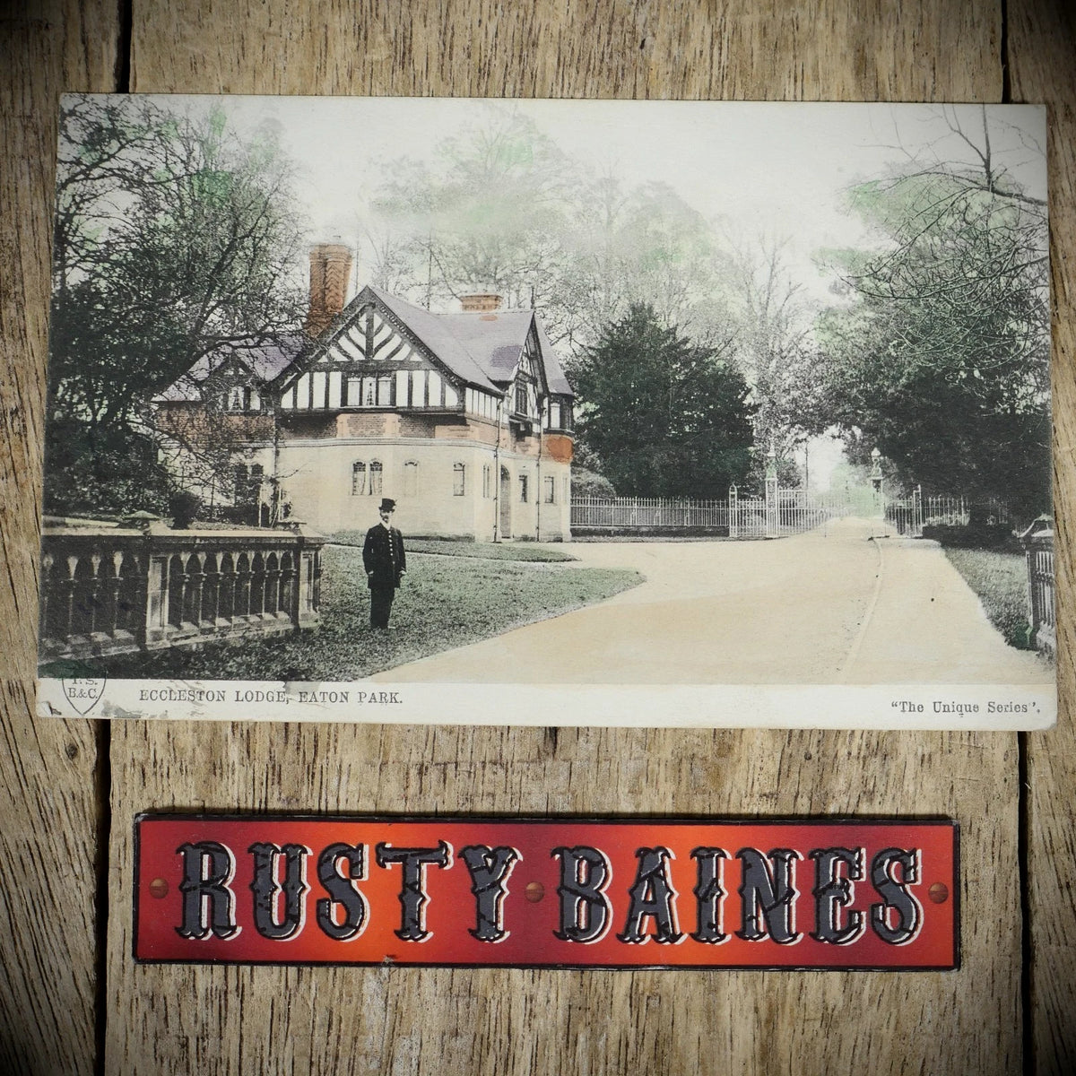 Postcard, Eccleston Lodge, Eaton Park (Hall) Printed 1908