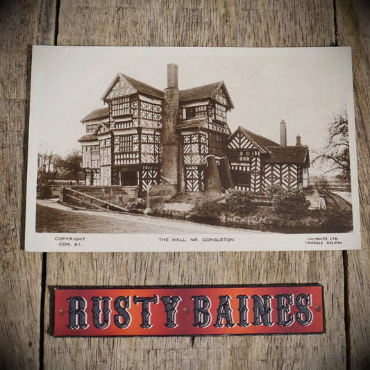 Postcard, Moreton Hall Congleton, Real Photo