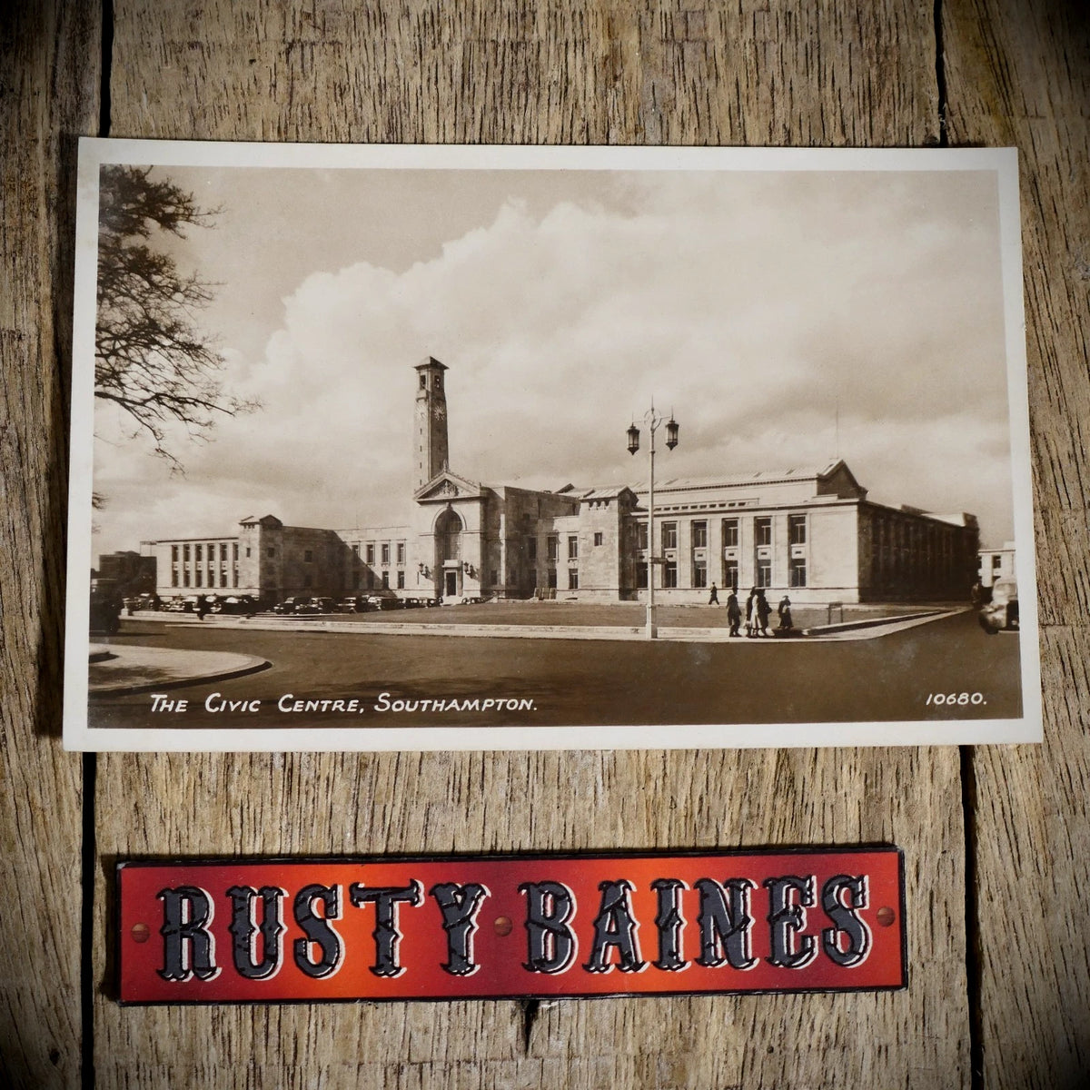 Postcard, Southampton Civic Centre, Real Photo