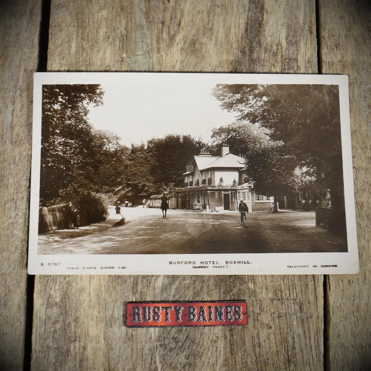 Postcard, Boxhill Surrey Burford Hotel, Real Photo