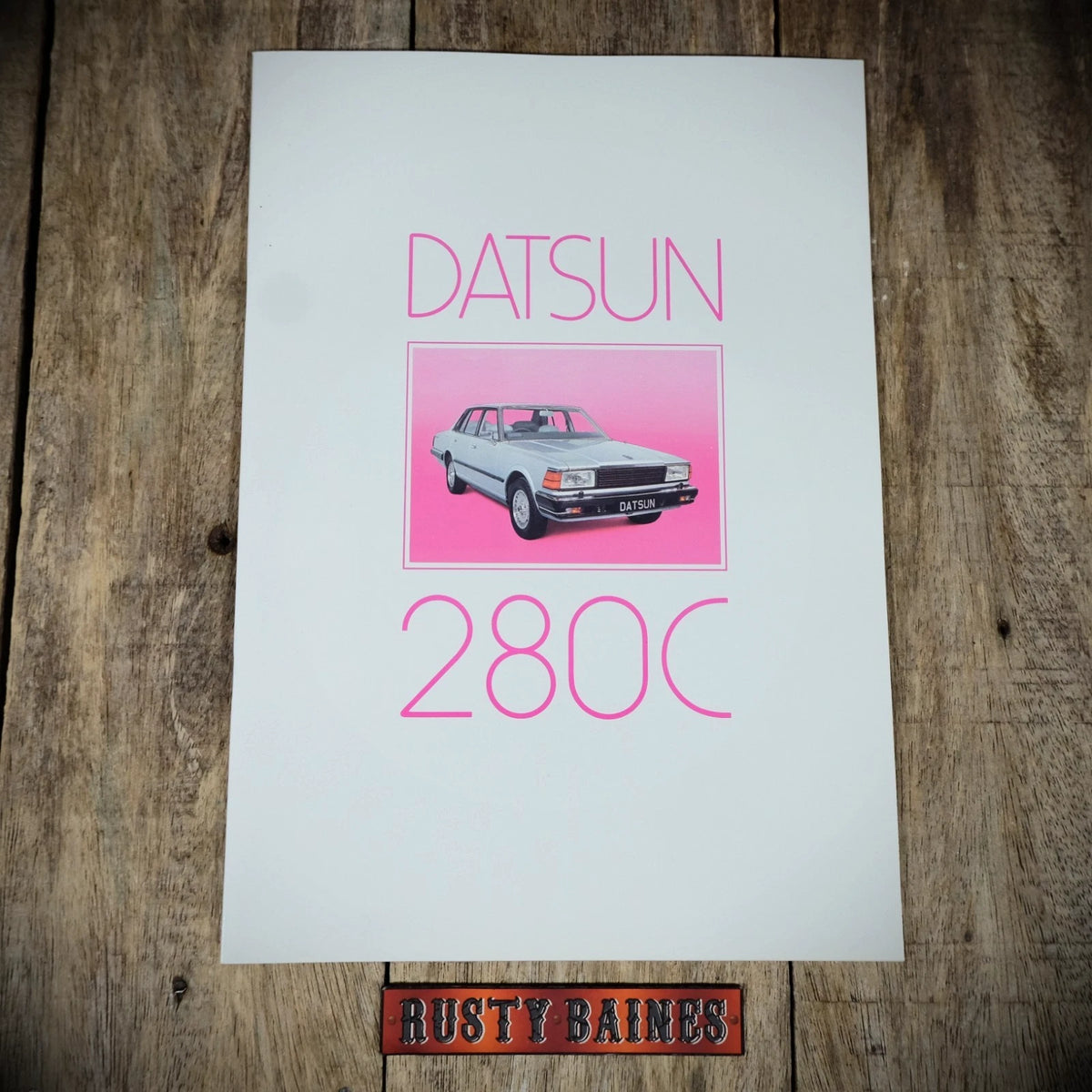 Sales Brochure, Datsun (Nissan) 280C, UK 1980