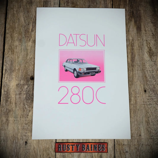 Sales Brochure, Datsun (Nissan) 280C, UK 1980