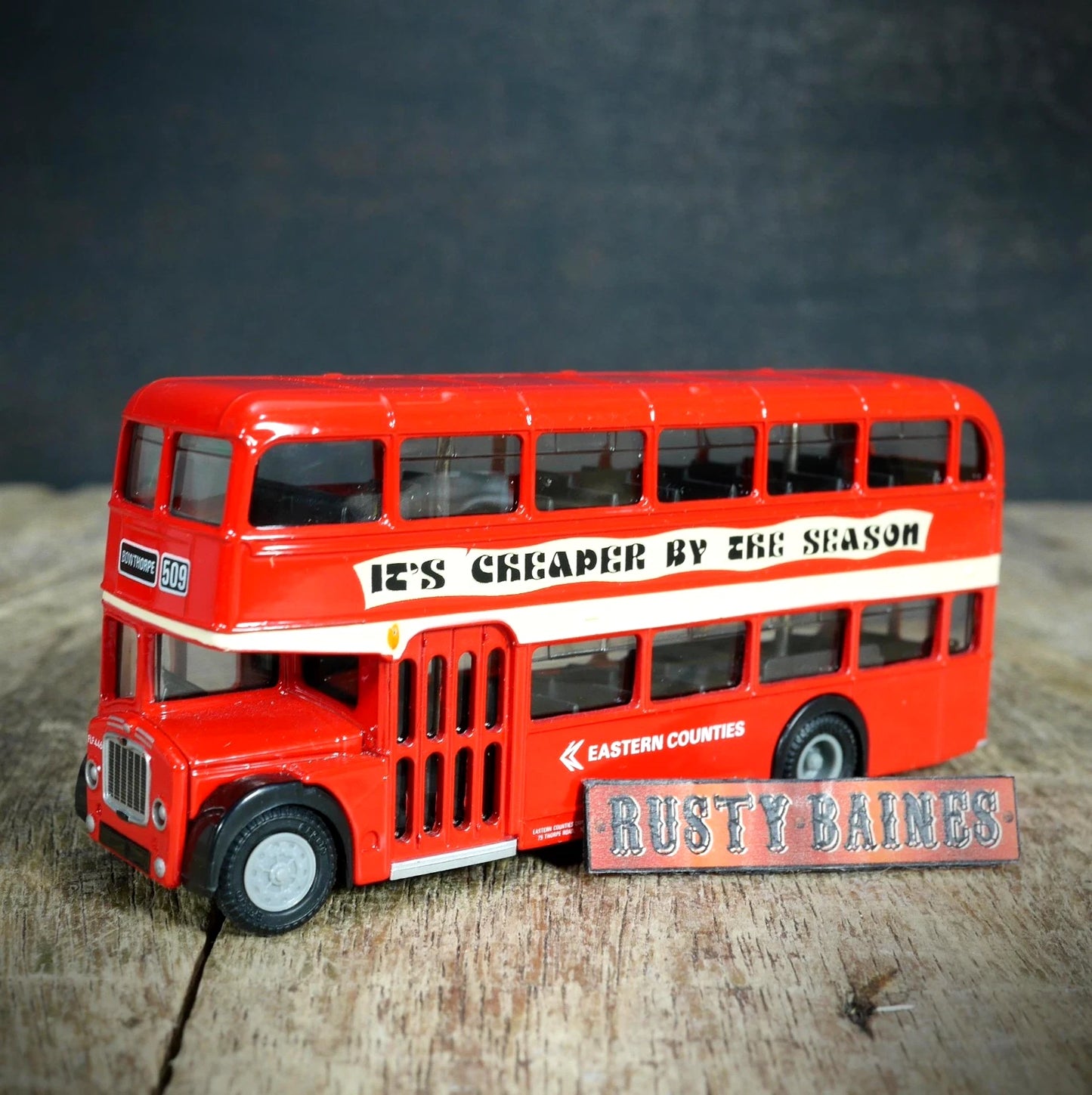 EFE Bus, Bristol Lodekka, Eastern Counties, #509 Bowthorpe, Red, Boxed