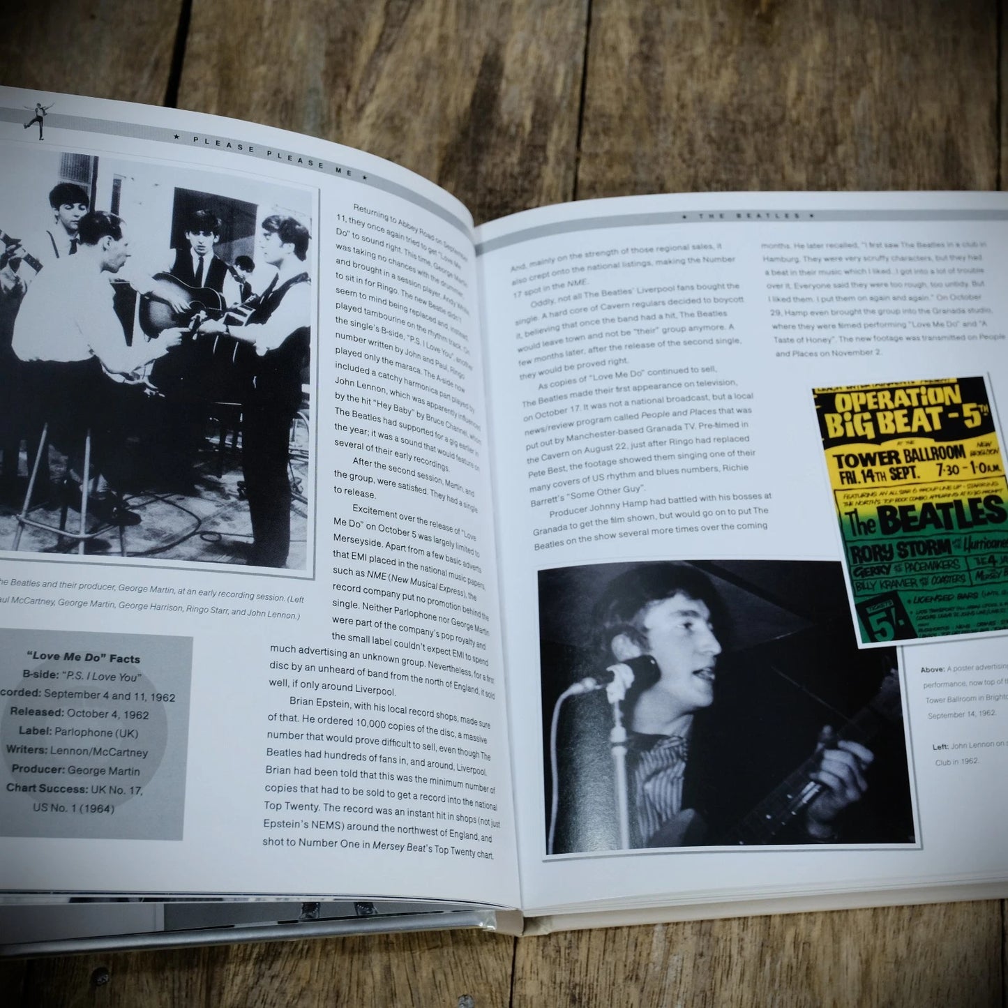 The Beatles & Love Me Do Book Bundle, 1960's Rock History, Hardbacks