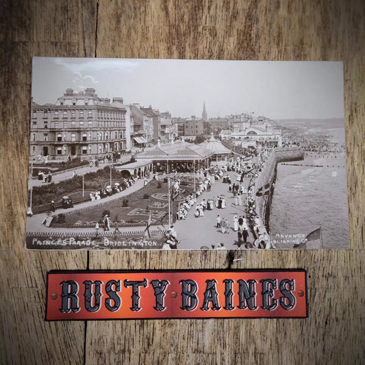 Postcard, Bridlington Princes Parade 1910 Real Photo