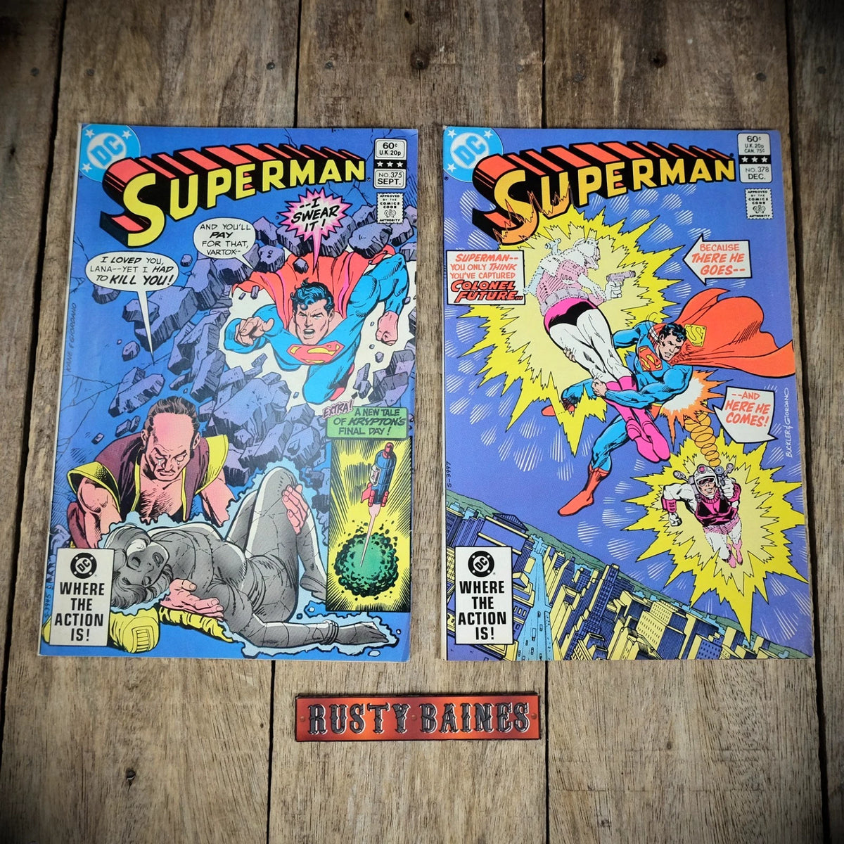 DC Comic, Superman #375, 378, 1982