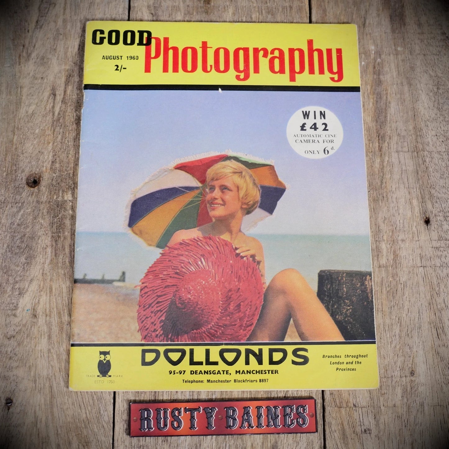 Vintage Good Photography Magazine August 1960