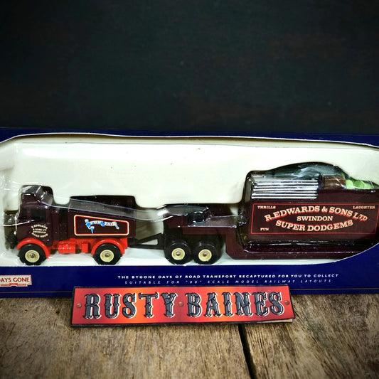 Lledo Days Gone Showmans, R Edwards AEC Mammoth Lorry & Dodgems, Swindown 1/76