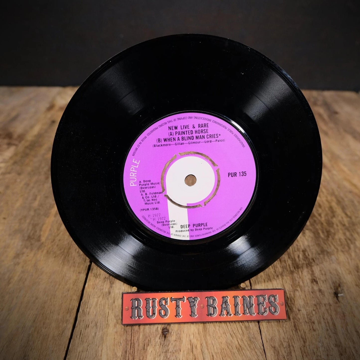 Record 7" Single, Deep Purple, New, Live & Rare, Black Night (Live)