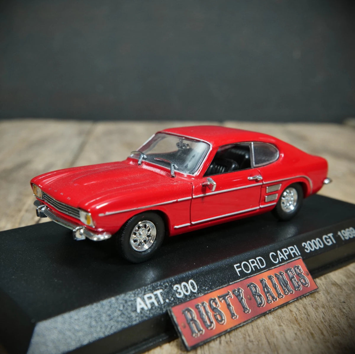 Corgi Detail Car Ford Capri Mk1 3000 GT, Red, 1/43 Scale Model, Boxed