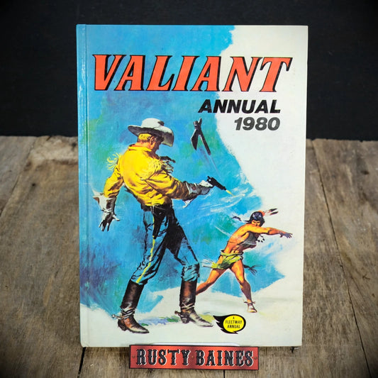 Valiant Annual 1980, Vintage British Hardcover Fleetway Comic Book