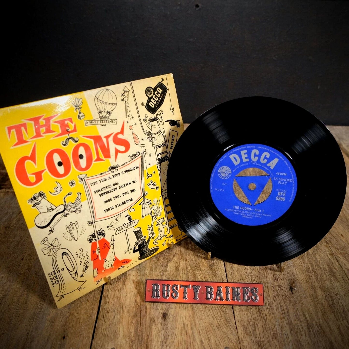 Record 7" Single, The Goons, Bluebottle Blues Etc.
