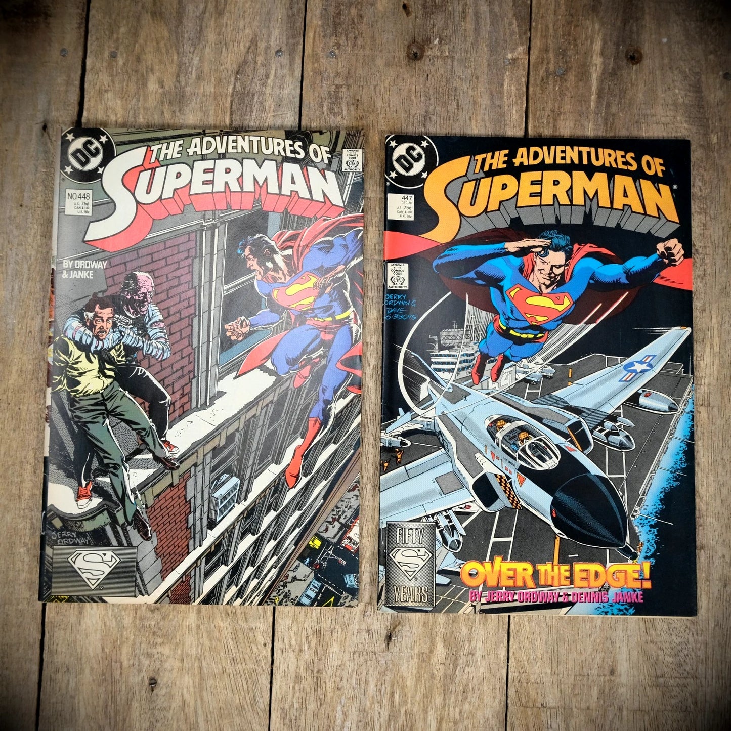 Comic Bundle, DC The Adventures of Superman #447-448-449