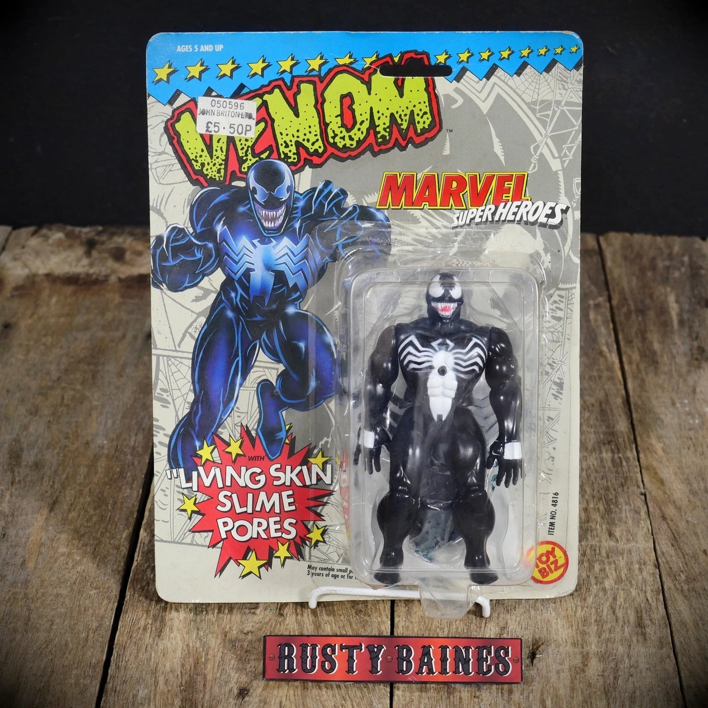 Toy Biz Marvel Superheroes 5" Figure, Venom, 1990's