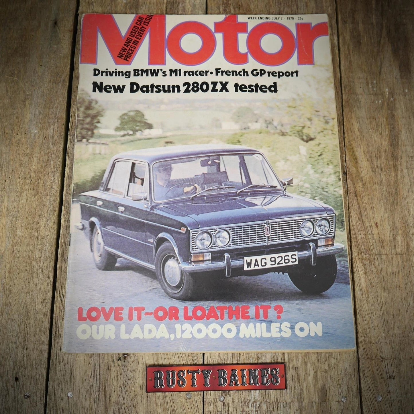 Back Issue Magazine Motor July 7 1979 Datsun 280 ZX, Lada 1500
