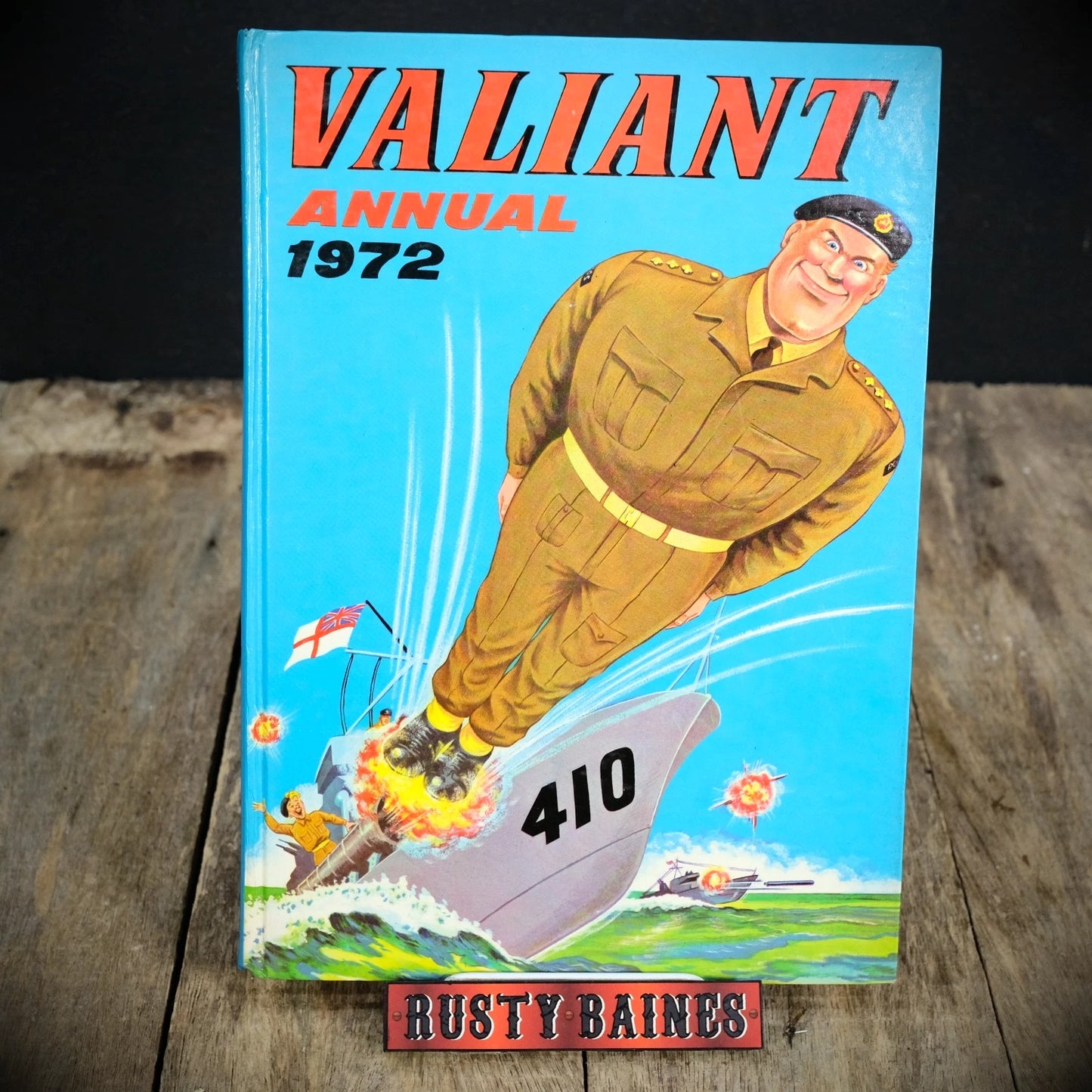 Valiant Annual 1972, Vintage British Hardcover Comic Book