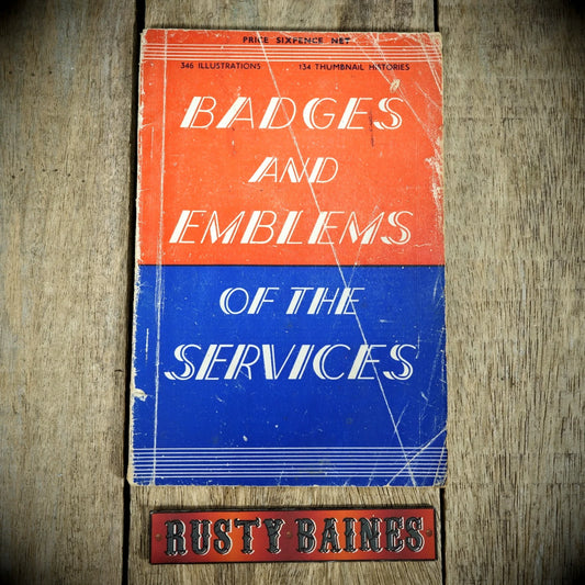 Badges and Emblems of the Services, WW2/1940 Original Booklet