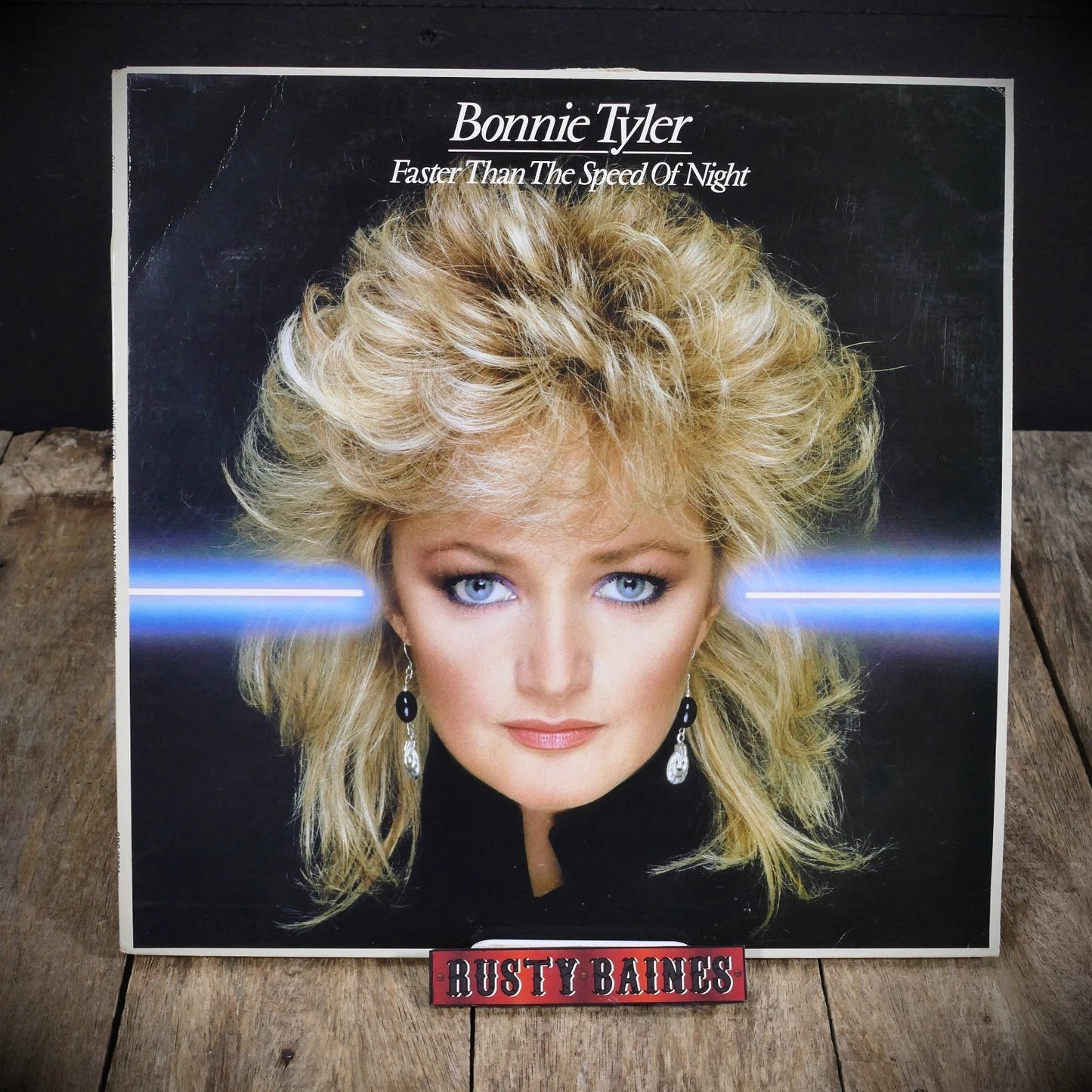 Record LP, Bonnie Tyler, Faster Than the Speed of Night