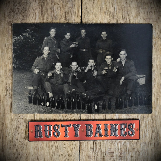 Postcard, The Monty Club June 1945, WW2 Soldiers Ber,Real Photo