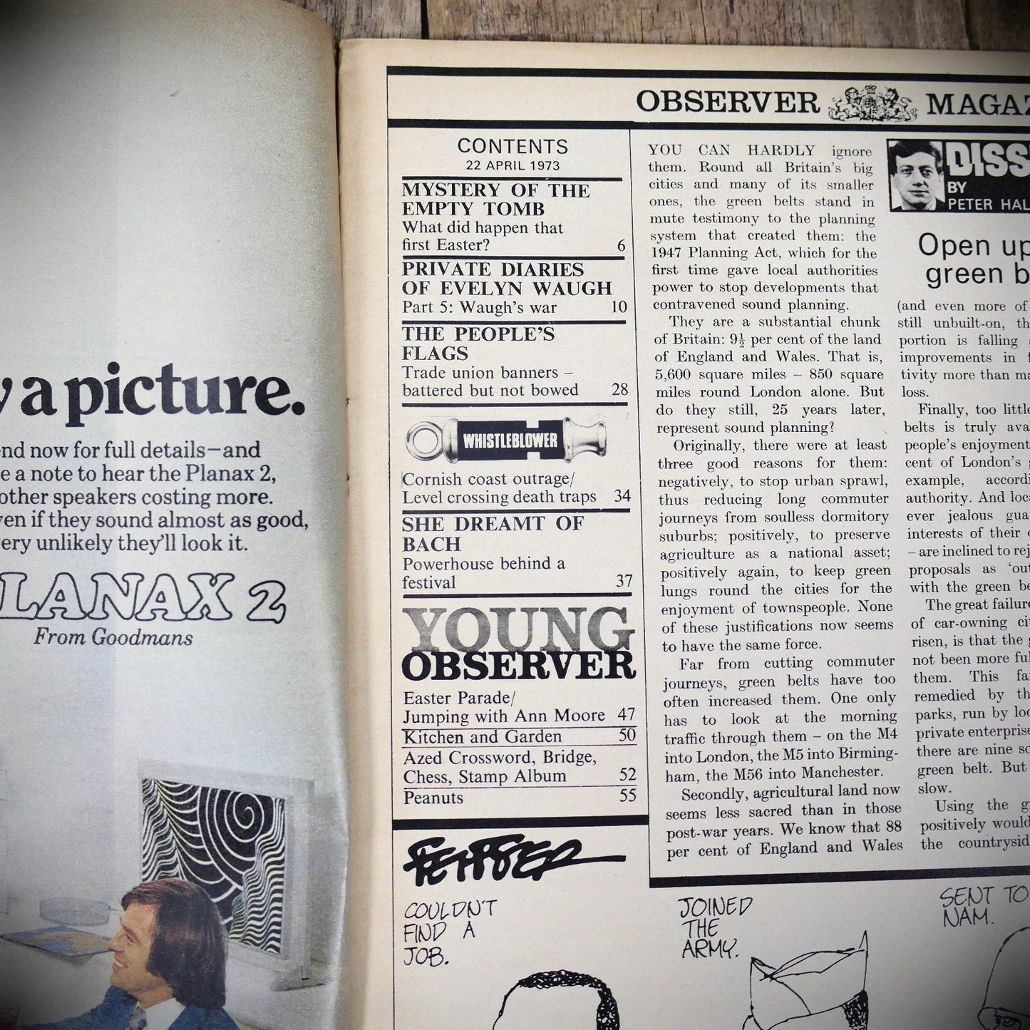 Vintage Observer Magazine 22nd June 1975, British in USA, Settlers