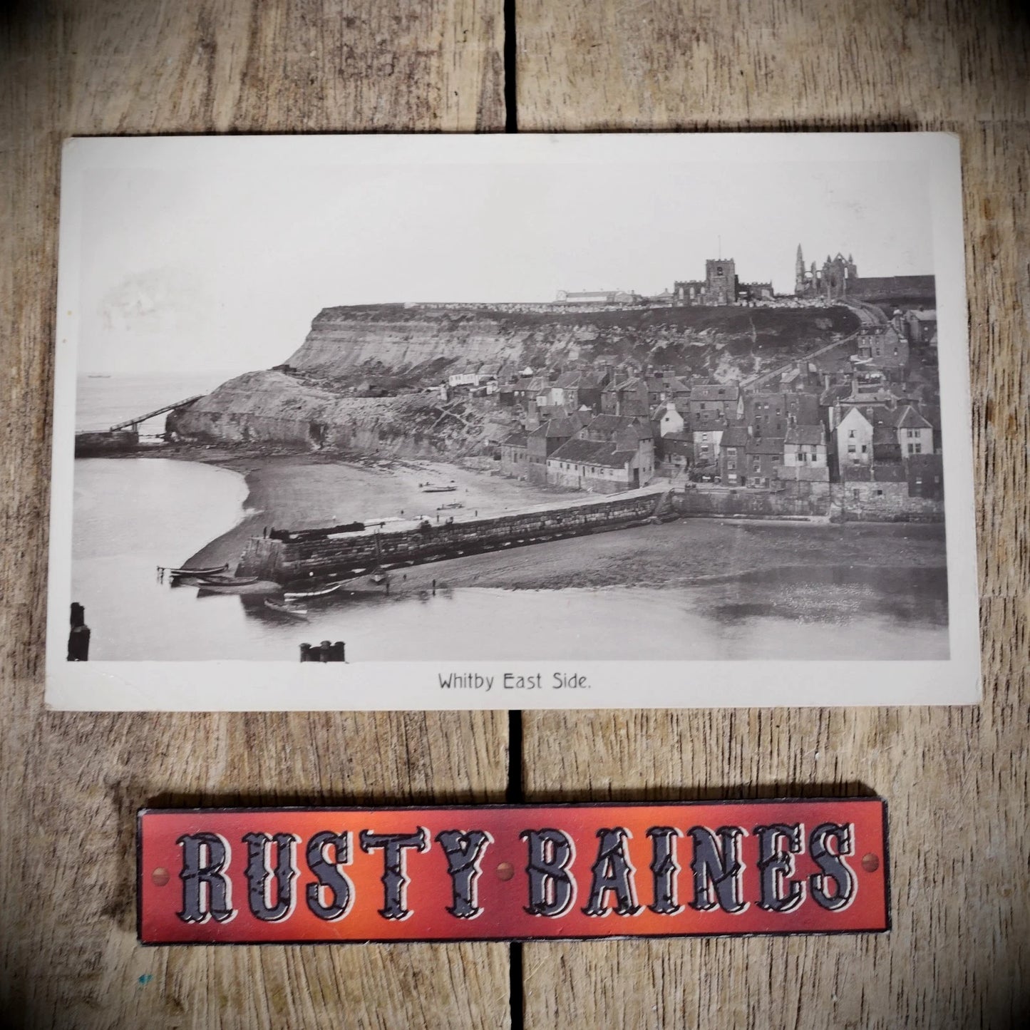 Postcard, Whitby East Side, Albion Series Real Photo 1910