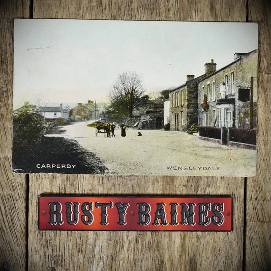 Postcard, Carperby Wensleydale Yorkshire Dales, Early 1900s, Printed